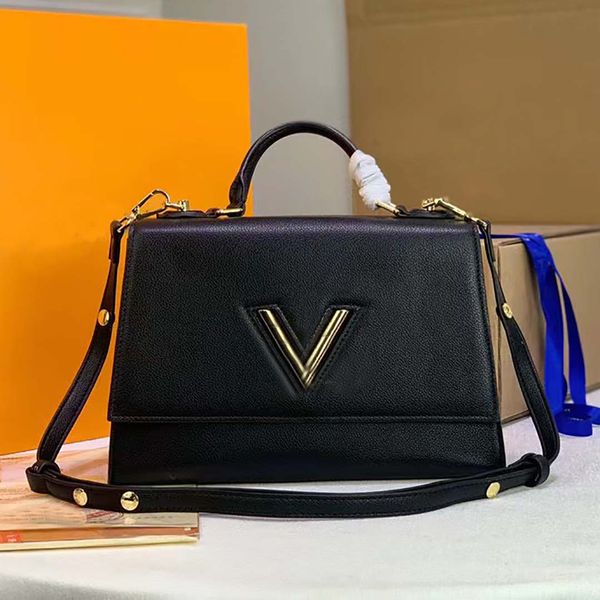 

new women handbags leather shoulder bags designer messenger bags fashion twist one handle womens handbag tote bag wallets