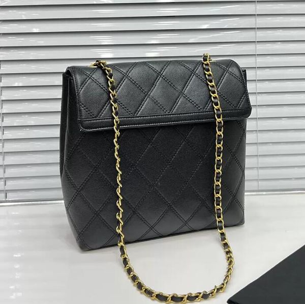 

sw 2022ss f/w france womens vintage bicolore quilted bags gold metal hardware matelasse chain ghw crossbody shoulder large capacity pocket l