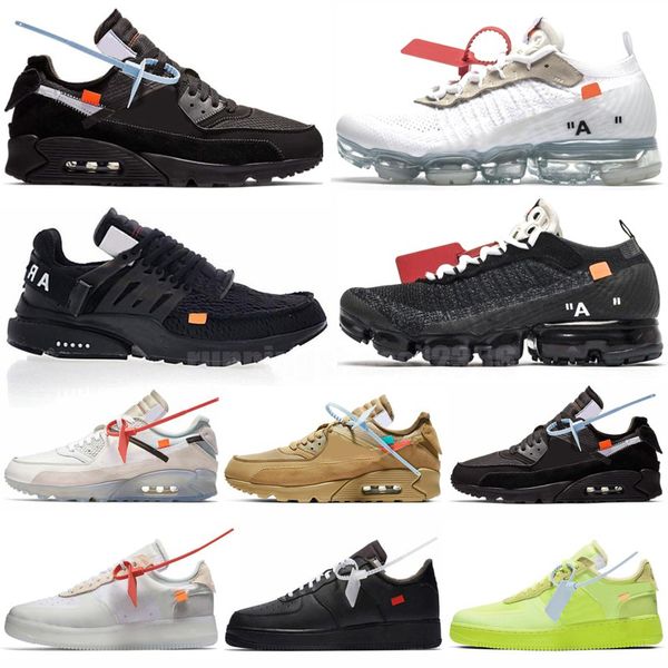 

designer men's and women's off shoes mca white black red mac silver metal volt low three black green gner presto 2.0 chaussures ro