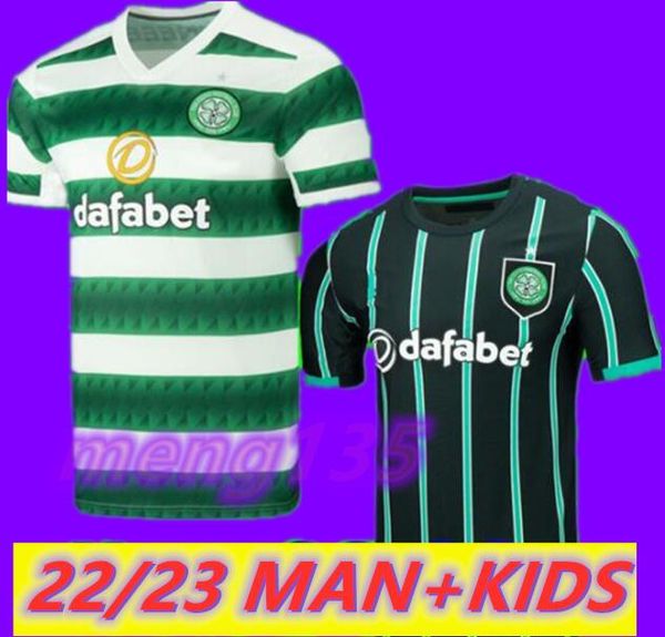 

22 23 abada jota 2022 2023 turnbull home away kyogo rogic mcgregor giakoumakis football shirt forrest ralston mens kids kit uniforms 9, Black;yellow