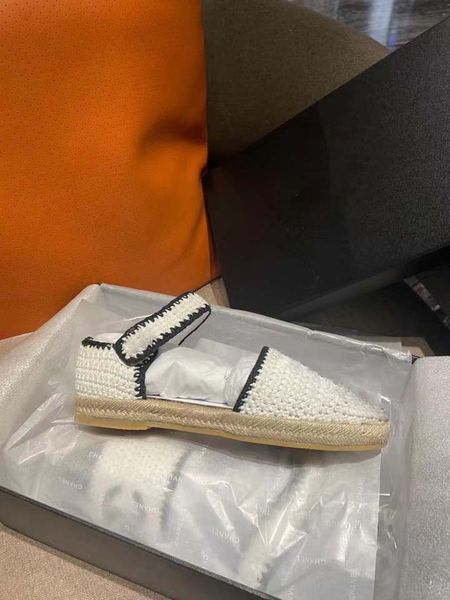 

2022 knitted fisherman sandals summer women's high-quality luxury sandals size 35 to 40 designer good quality sandal, Black