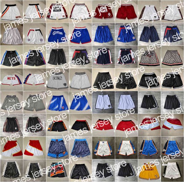 

22 team basketball shorts just don retro high school edition wear sport pant with pocket zipper sweatpants hip pop black red yellow white bl