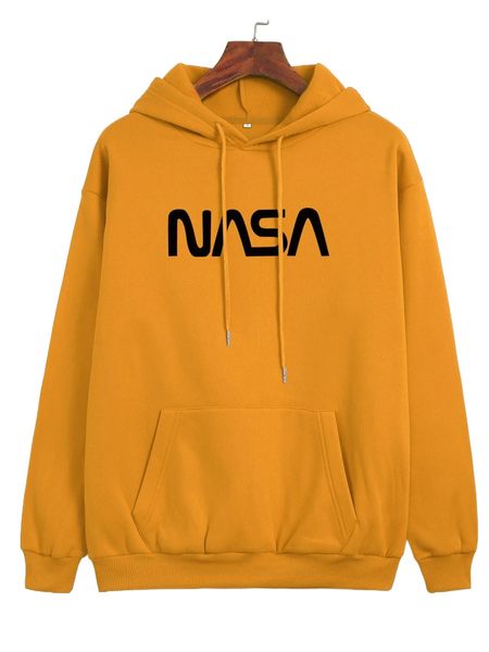 

letter graphic thermal lined drawstring hoodie u2dz#, Black