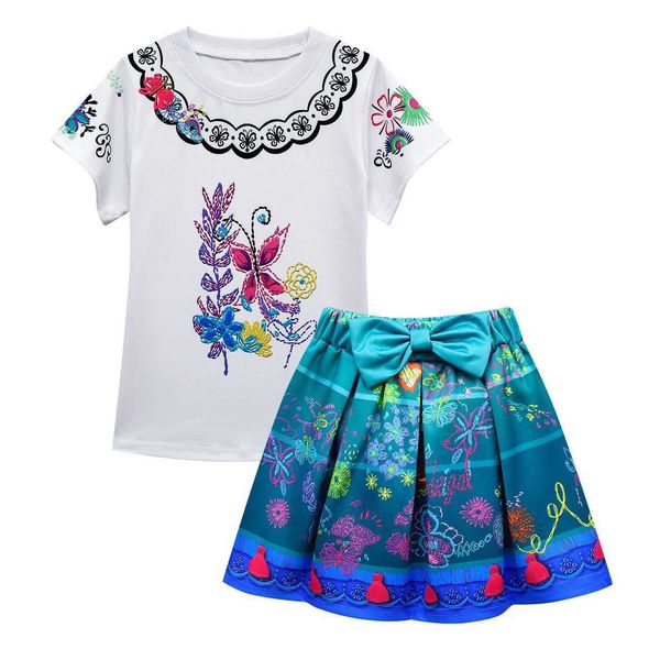 

children clothing summer girls sets clothes t-shirt tutu skirt kids sport suit tracksuit for 3 4 5 6 7 year, White