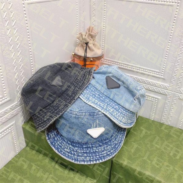 Дизайнерская джинсовая рыбака шляпа ретро скупые шляпы пляж Пляж дышащий ковш