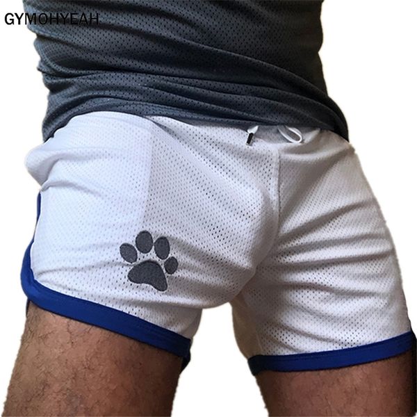 

men s gyms fitness bodybuilding shorts eight basic models fashion color matching casual tether breathable boutique 220621, White;black