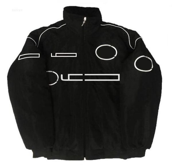 

f1 formula one racing jacket autumn and winter full embroidered cotton clothing spot sales ybup, Black;brown