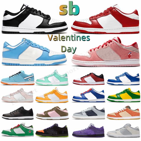 

2022 unc casual shoes for men panda sneakers syracuse grey fog university redglow womens sports, Black