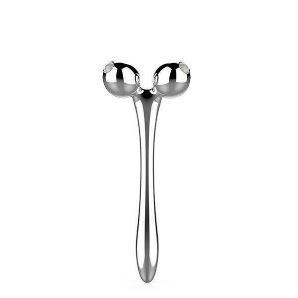 

five mini gadget face eye massage tool set cosmetic gift idea handheld creams application spoon shape small size massager