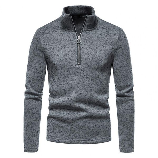 

loose casual men pullovers zipper stand collar solid color oversized sweaters spring autumn knitwear, White;black