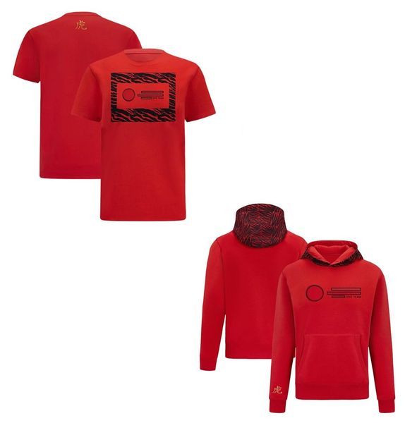 

2022 f1 t-shirt formula 1 red team t-shirt summer men's short sleeve custom racing fans oversized sweatshirt f1 hoodie jersey