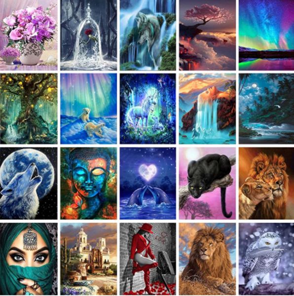 

5d diy diamond art kit painting cross ctitch kits 300 pattern wall sticker mosaic diamonds embroidery painting home decor gift