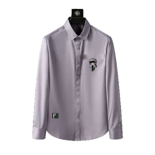 

2022 new style men's casual shirts qiwn autumn shirt fashion three-color long-sleeved men dress oversized shirts side -3xl dd37, White;black