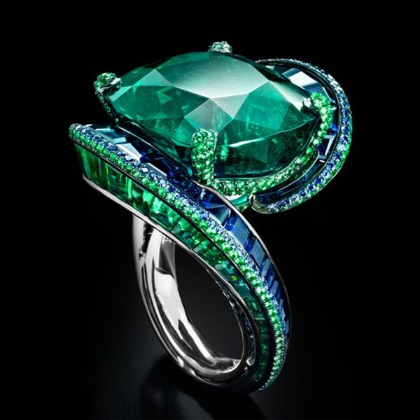 

luxury jewelry design vintage rings for women indie love fashion accessories geometric 220719, Silver