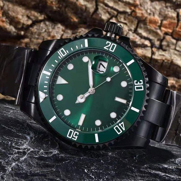 

watch mens watch automatic mechanical wristwatch folding clasp movement sapphire stainless steel strap waterproof multiple colour, Slivery;brown