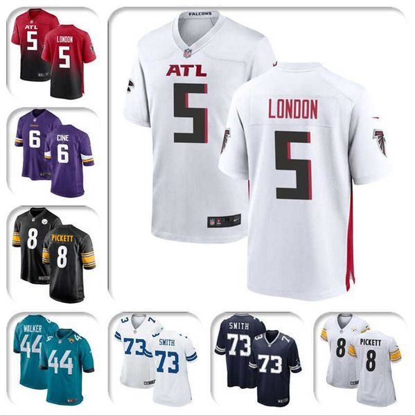 

2022 New Draft Jersey Mens Women Youth Kids Kenny Pickett Tyler Drake Smith Lewis London Cine Dalvin Cook red american football jerseys all, Colour