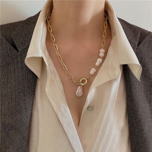 Ketten Vintage Mehrschichtkette Perlenhalskette für Frauen Gold Farbmünze Anhänger Halsketten Schmuck 2022 Accessoires Mädchen Geschenke Geschenke