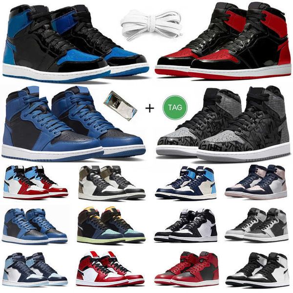 

jumpman 1 1s mens basketball shoes sneakers rebellionaire bred patent royal dark mocha marina blue bubble gum obsidian shadow men women
