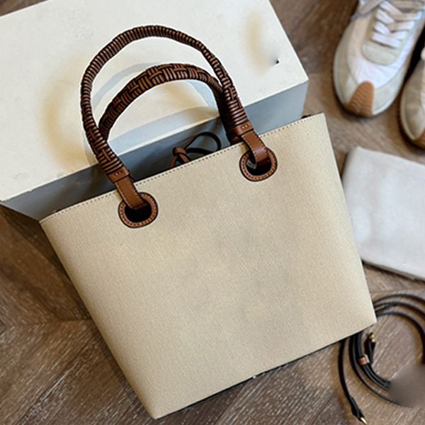 

canvas tote bags letter embroidery printing large capacity shopping bag beige denim handbag portable shoulder bag lo braiding handle small s