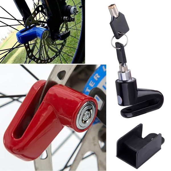 Freios do disco de proteção do roubo Anti fechadura para veículos elétricos da motocicleta Bicicletas de segurança da roda de aço travas de disco