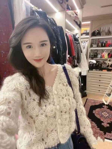 

women's sweaters [] autumn pure hand crocheted loose lazy wind wool mohair knitted cardigan hrve, White;black