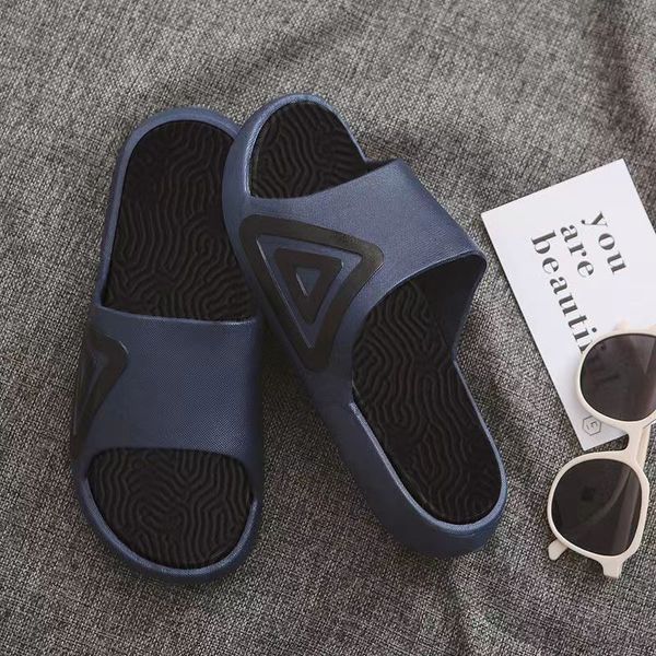 

woman slippers fashion sandals beach thick slipper platform alphabet lady leather flat slides by go bags 5.0, Black