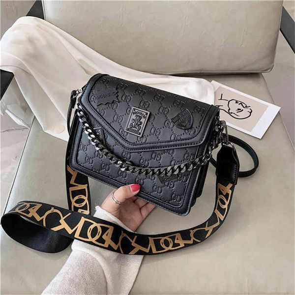 

luggage straight trend texture style chain versatile wide shoulder belt single shoulder small square bags auab bags factory store online