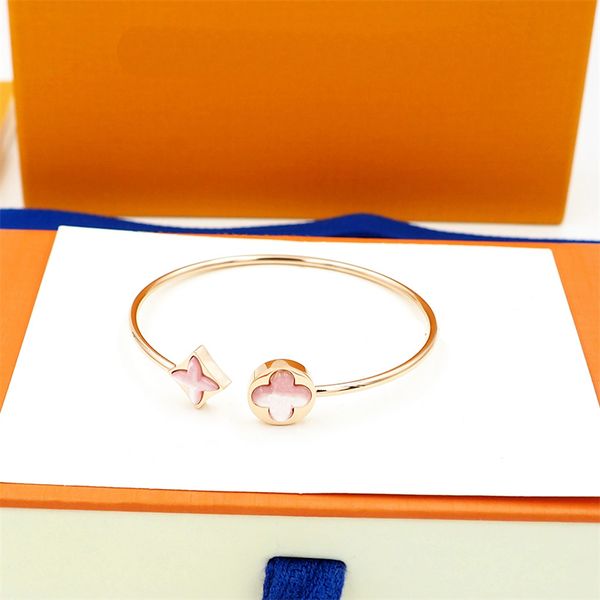 18K розовый золотой дизайнер браслет премиум бренд женщин браслет многоцветный драгоценный камень высокого качества золотая свадьба любовь ювелирные изделия женские браслеты