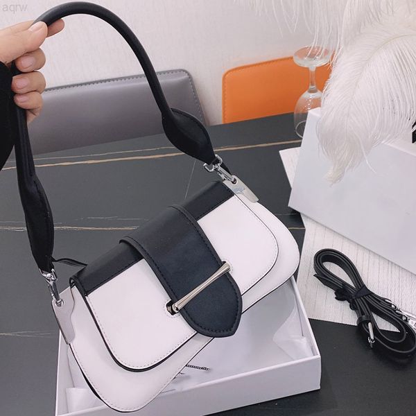 

split women handbags fashion designer crossbody bag women's leather shoulder bags saddle quality wallet purse party handbag totes