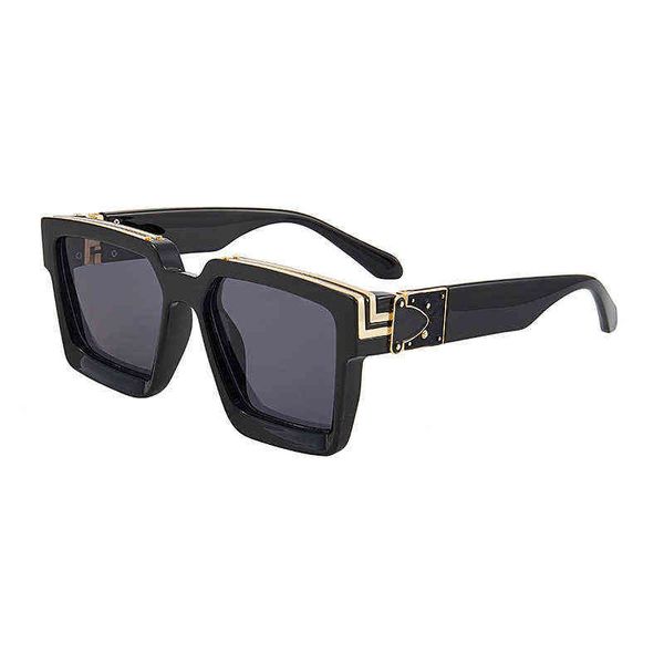 

86229 sunglasses men's street p ins net red square women's frame, White;black