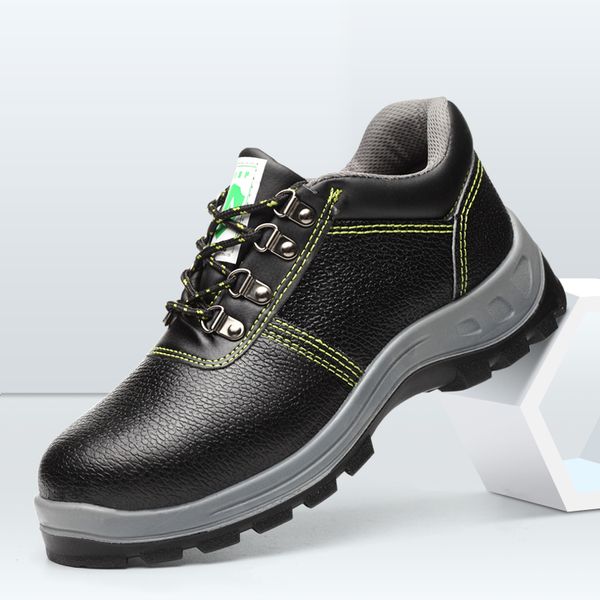 

anti-static safety boots security anti-puncture anti-smashing steel toe shoes soft wear resistant elastic work shoes, Black;brown