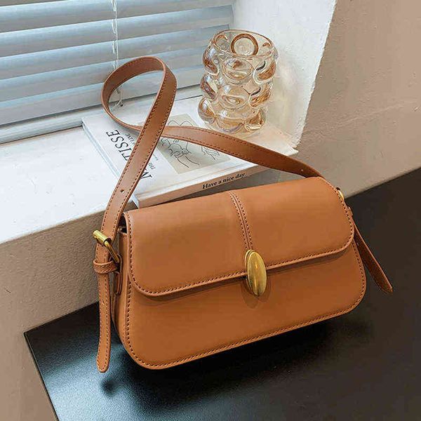 

evening bags luxury brand design women shoulder 2022 pu leather hasp handbag fashion casual crossbody bolsa 220420