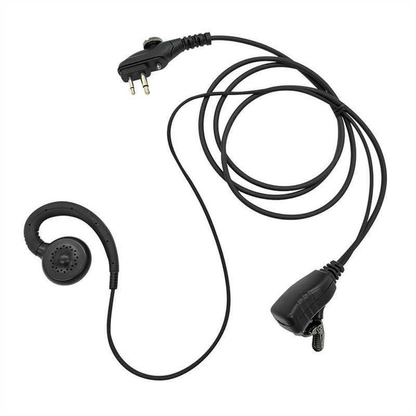 G-Haken-Ohrhörer, C-Schwenk-Headset mit PTT-Mikrofon für HYT Hytera PD502 PD562 BD502 BD502i TC-508 TC-580