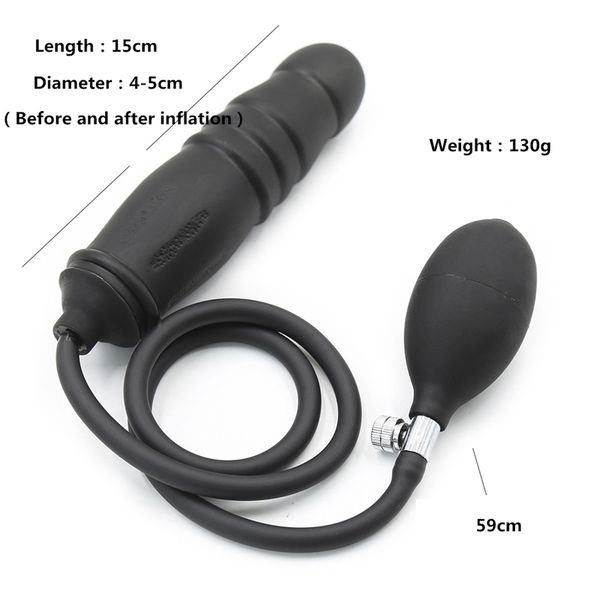 Erotik anal oyuncaklar şişme silikon popo fiş 4 stil vajinal prostat masaj yapay penis yetişkinler için seksi ürünler