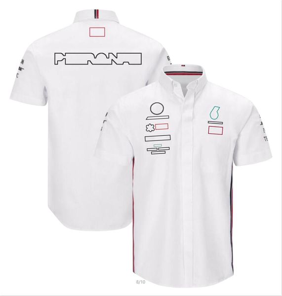 F1 T-shirts Team Shirts Formula One Driver Team Workwear Summer New Racing Fans Outdoor Casual Polo Shirts Team Team Jersey Workwear Pussition