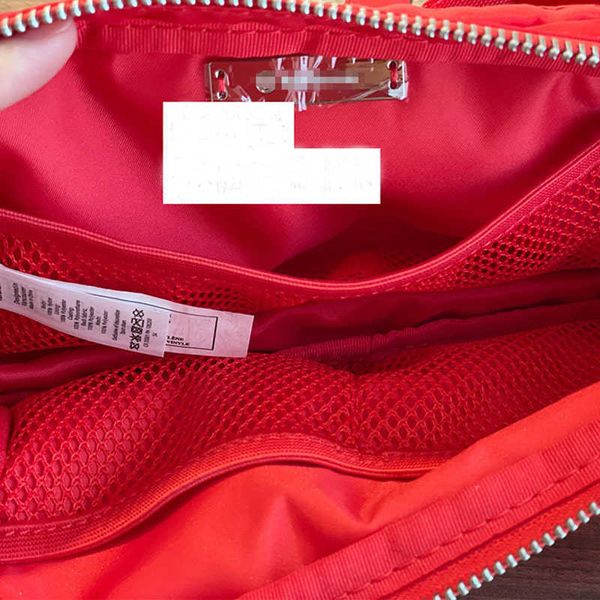 

1l capacity lu waist bags men women sport runner fanny pack belly waist bum bag fitness running belt jogging pouch back chest bags