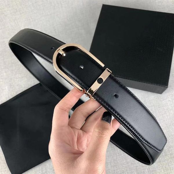 

men designer belts classic fashion luxury casual letter smooth buckle womens mens genuine leather belt width 3 4cm with box275b, Black;brown
