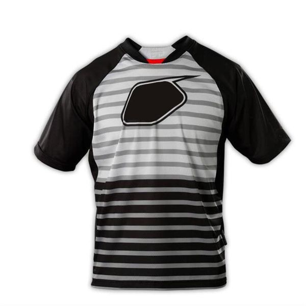 

outdoor downhill mountain bike cycling jersey men's shirt short sleeve summer off-road motorcycle racing suit custom213h