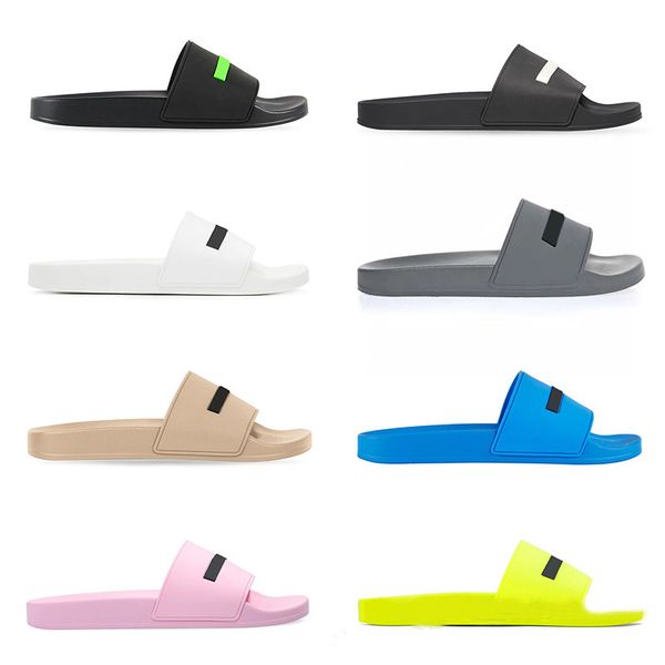 

2022 summer new beach slippers letters simple couples non-slip soft bottom one word slippers sizes us 10/11/12 bigger size 41/42/43/44/45, Black