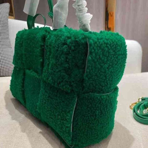 

shoulder bags luxury brand women's handbags lambswool tote vintage women leather messenger large capacity wallet 1127