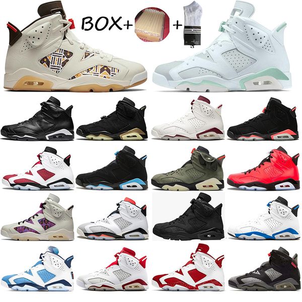 

jumpman 6 6s oreo mens basketball shoes midnight navy maroon mint foam british khaki triple black infrared white electric green carmine geor