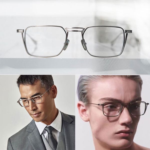 

dita sunglasses women square metal frame dtx125 plated temple designer sunglasses men classic original box, White;black