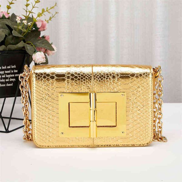 

evening bags luxury large hardware shoulder with snake skin single bag for women autumn underarm fashion versatile messenger
