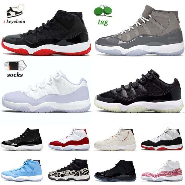 

men women a11 jumpman 11 basketball shoes 2022 high bred cool grey cherry unc low pure violet citrus 72-10 white concord off 11s jorda sneak