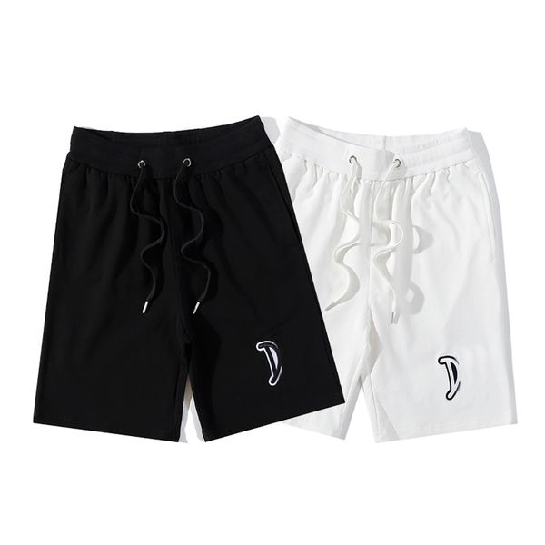

mens womens shorts clothing apparel cotton sports fashion short designer five-piece street style tide knee length drawstring sweatshort, White;black