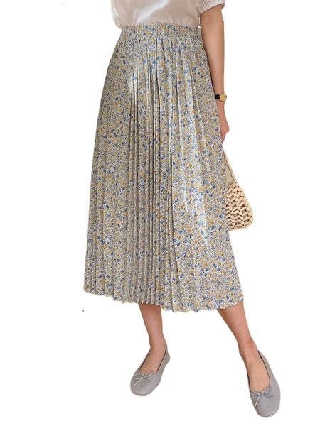 

dazy ditsy floral pleated skirt 855x#, Black