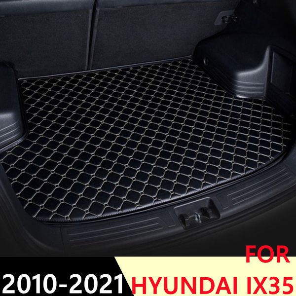 

custom waterproof car trunk mat auto tail boot tray liner cargo carpet pad protector fit for hyundai ix35 2010 2011 2012-2021