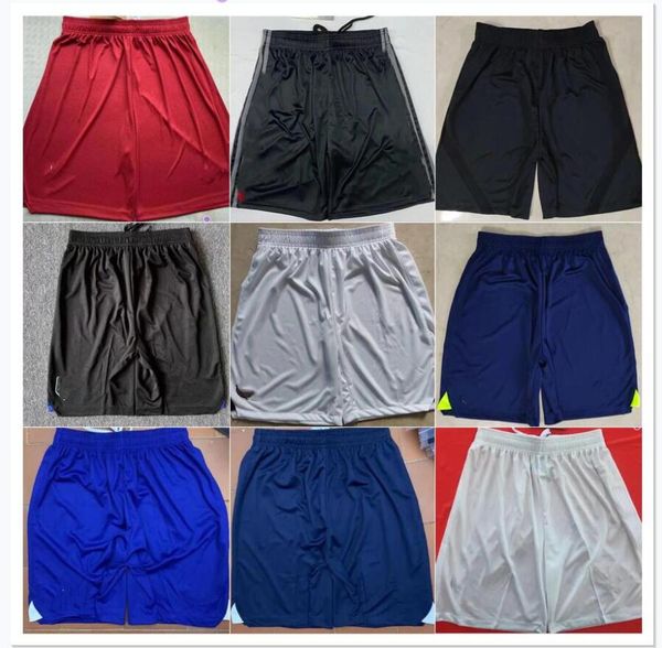 

22 23 soccer pants shorts milan soccer jersey 2022 madrid football shorts men football shorts football team high-quality, Black;red