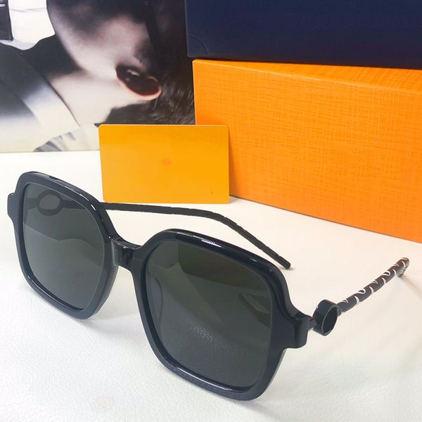 

popular mens ladies luxury designer sunglasses z1860 square frame unique temples brand logo design highlights brand charm vacation travel wi, White;black