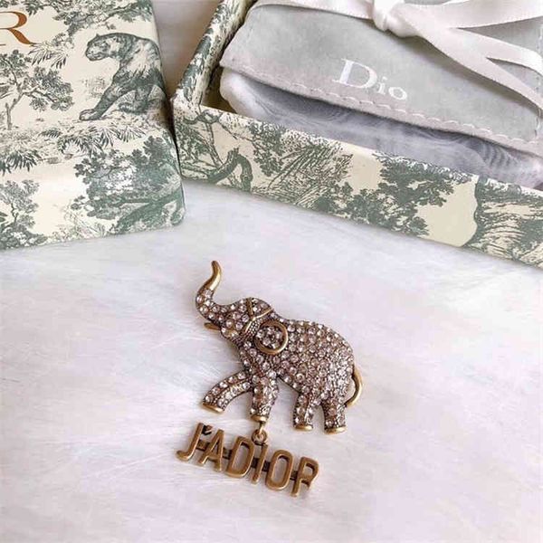 

fashion new jewelry trend luxury brand designer wholesale d home dijia classic letter with diamond hairpin female sier needle earrings, Silver